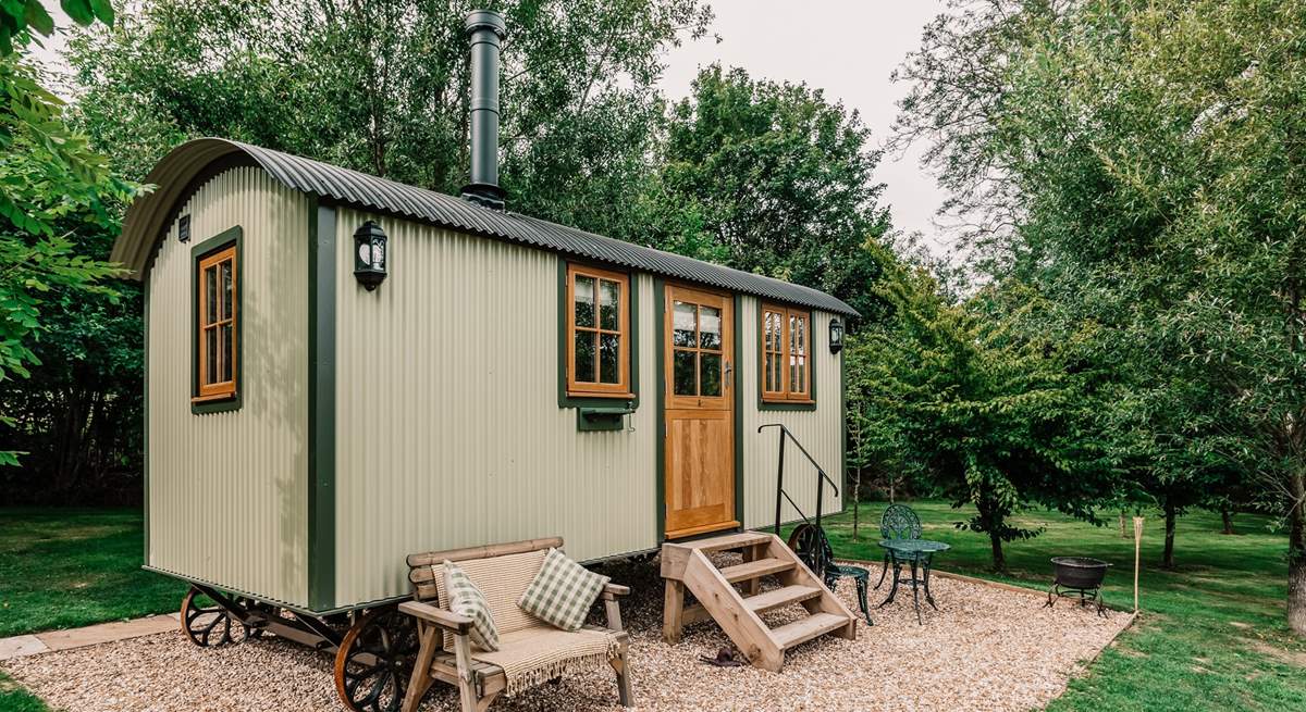 Picture-perfect Jessie, nestled amongst cherry trees in the east Sussex countryside. 