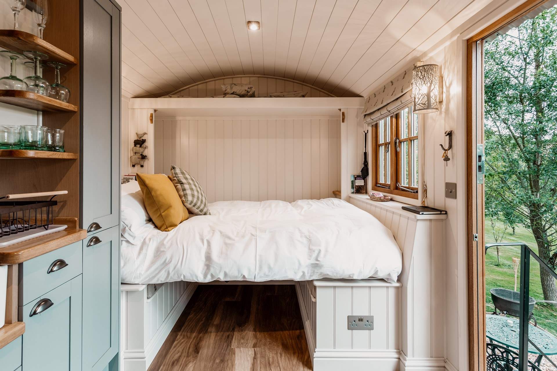 Spend a long lazy morning in bed as the sound of birdsong fills the air. 