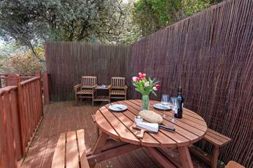 Another fabulous spot to enjoy soaking up the Devon sun.