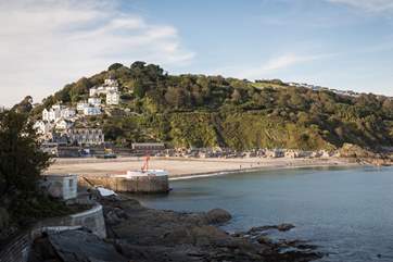 Looe beach is gorgeous and one of many just a short drive away.