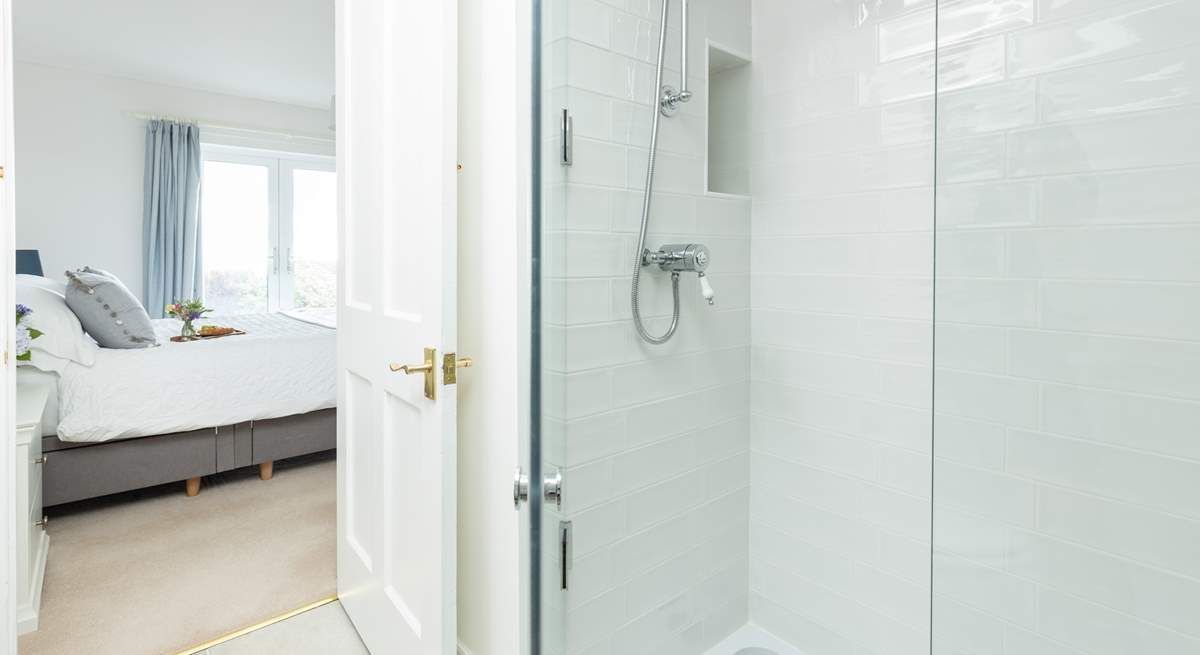 Looking through from the en suite with your spacious shower cubicle.