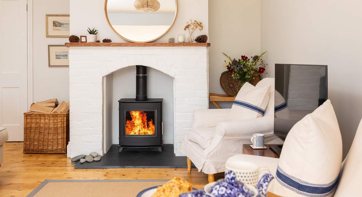 On cooler evenings and in the winter months, keep cosy around the fire.