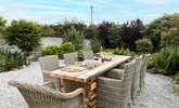 Outside dining in comfort with friends and family. - Thumbnail Image