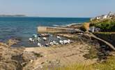 The pretty harbour at Portscatho. - Thumbnail Image