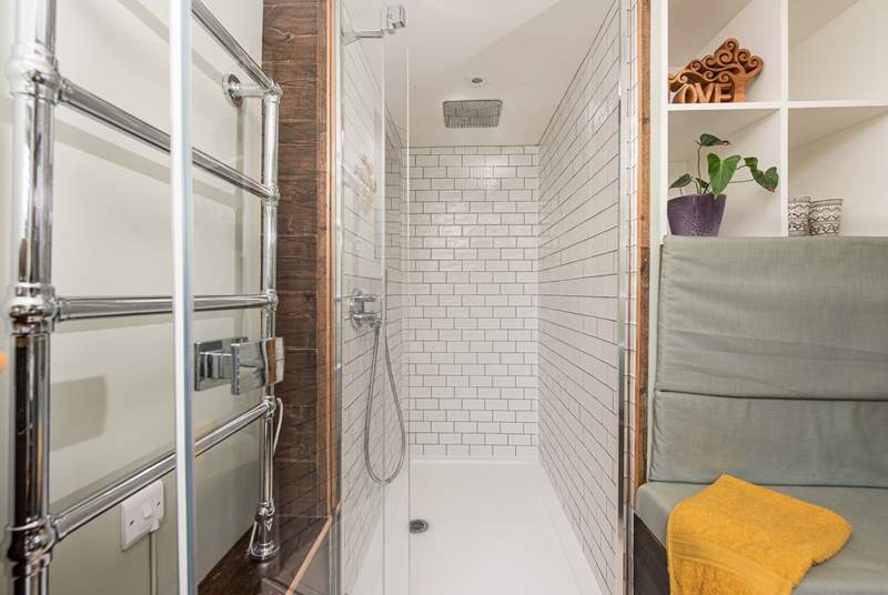 Bedroom 1 has a super shower-room with rainfall shower.