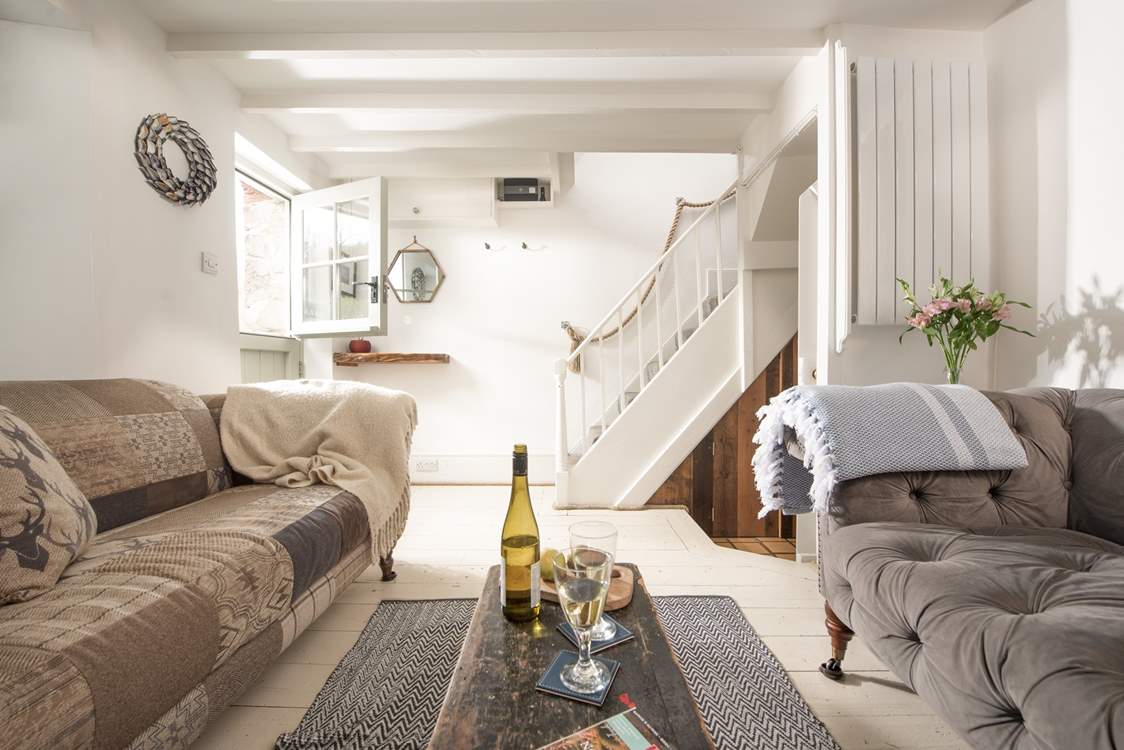 Super comfy sofas, just made for relaxing.