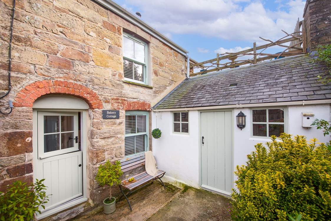 The utility-room is on the side of the cottage, and is one of the nicest ones we have seen!