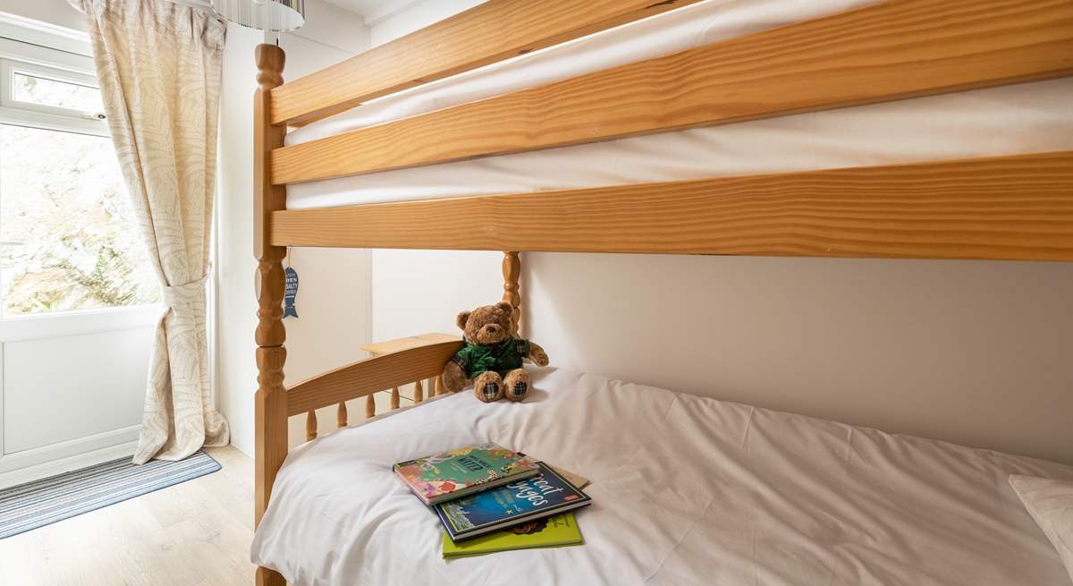 The children will adore the bunk-beds in bedroom two.