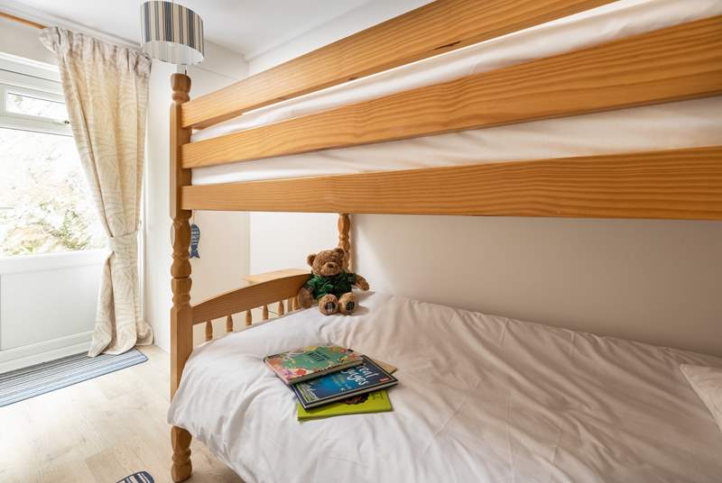 The children will adore the bunk-beds in bedroom two.