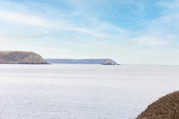 This is your view looking out towards Gull Rock and Gerrans Bay.