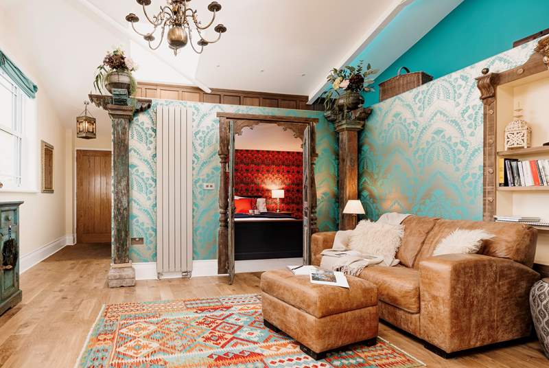 From its antique features to designer wallpaper,  no detail has gone amiss.