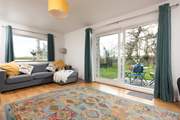 Whatever the weather, you can really enjoy the garden from the sitting-room.