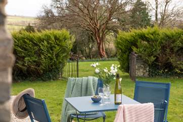 The setting is sublime, with wonderful countryside views.