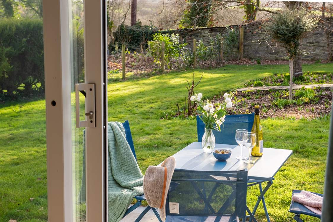 The garden is the perfect spot for everything from morning coffee to evening sundowners.