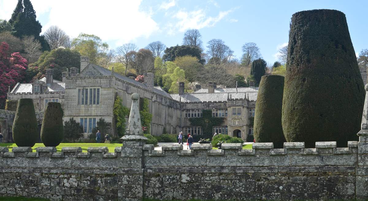 The historic house and gardens at Lanhydrock (National Trust).