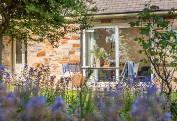 The cottage garden is delightful.