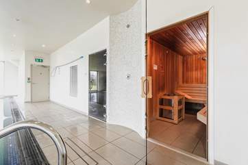 The sauna is also a great feature!