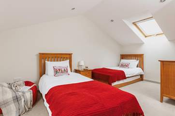 One of the twin rooms - ideal as child's getaway