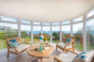 This certainly is a room with a view.