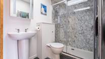 You will find an en suite shower-room through the adjoining door.