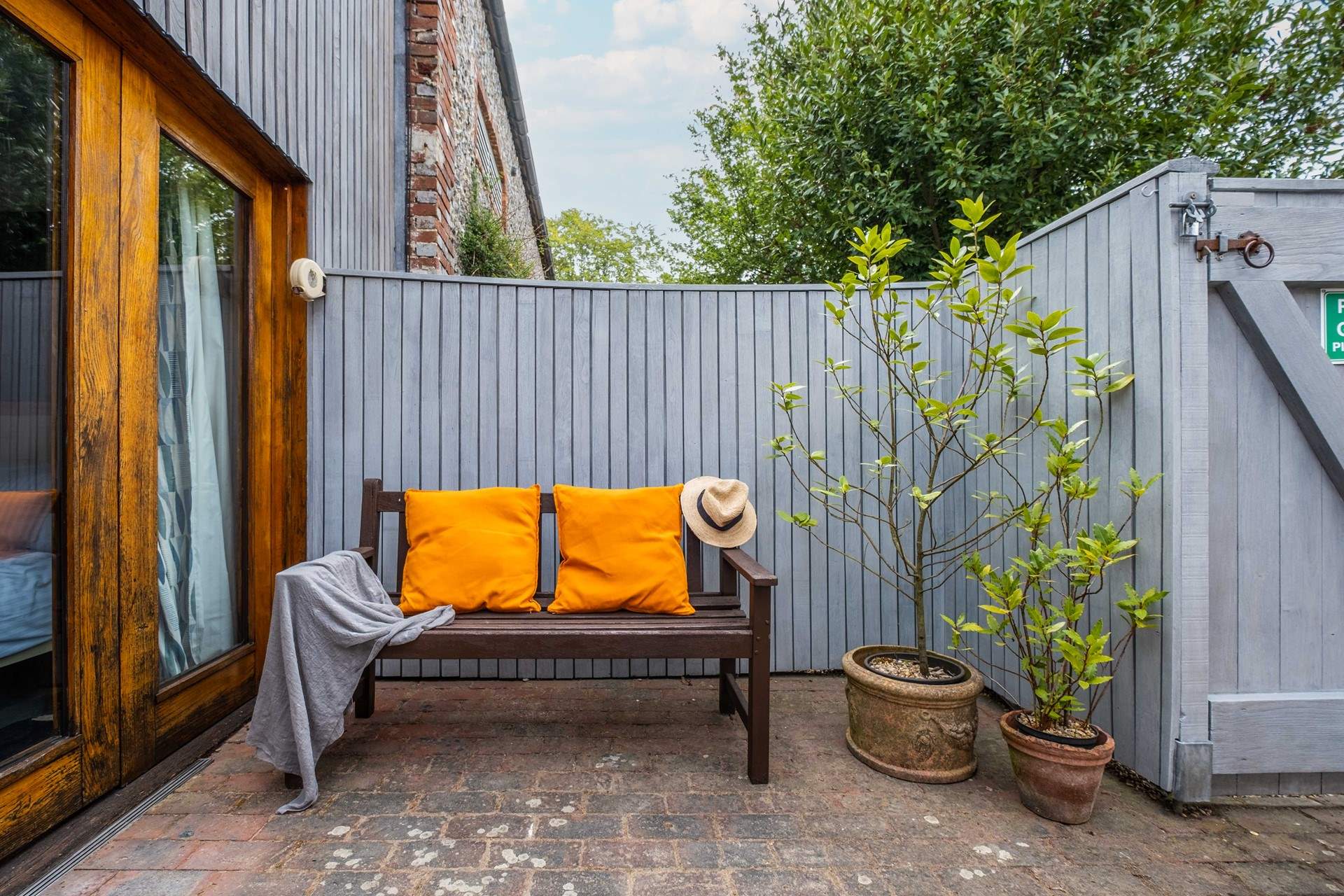Seating outside the main bedroom.
