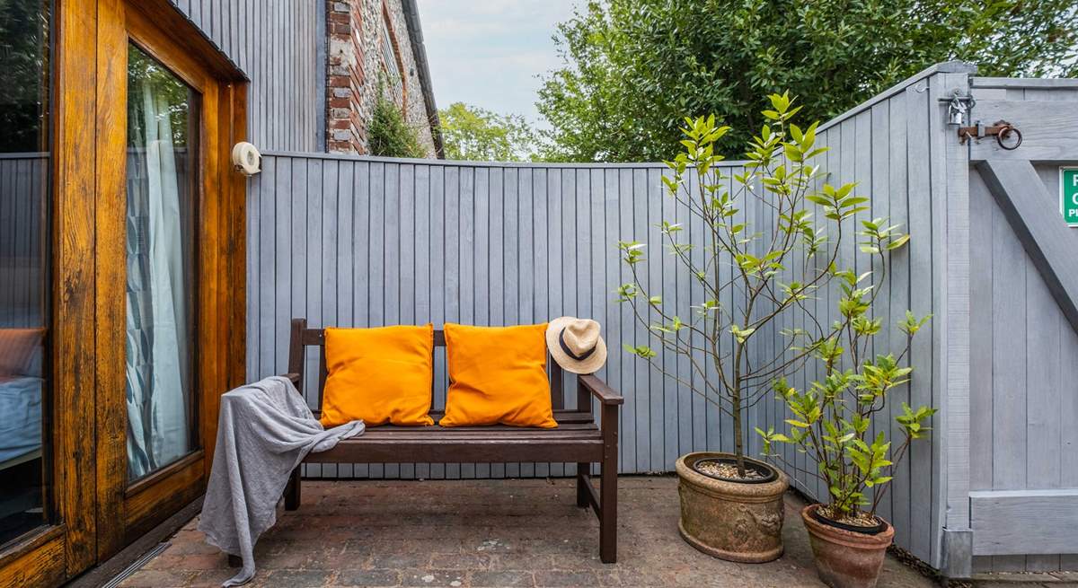 Seating outside the main bedroom.