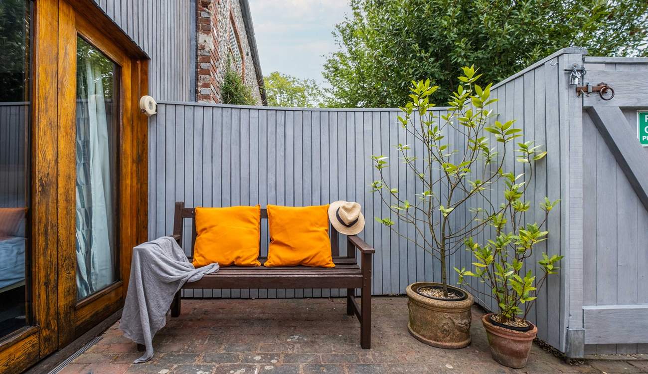 Seating outside the main bedroom.