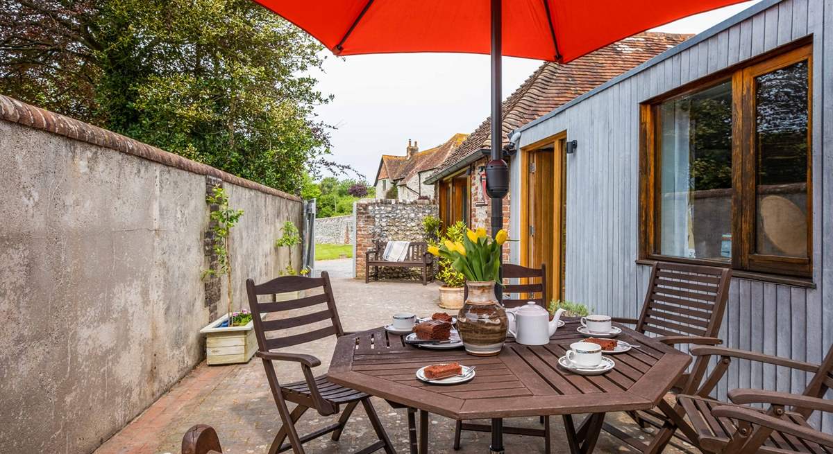 What better place to sit and relax after a busy day exploring the Sussex countryside.