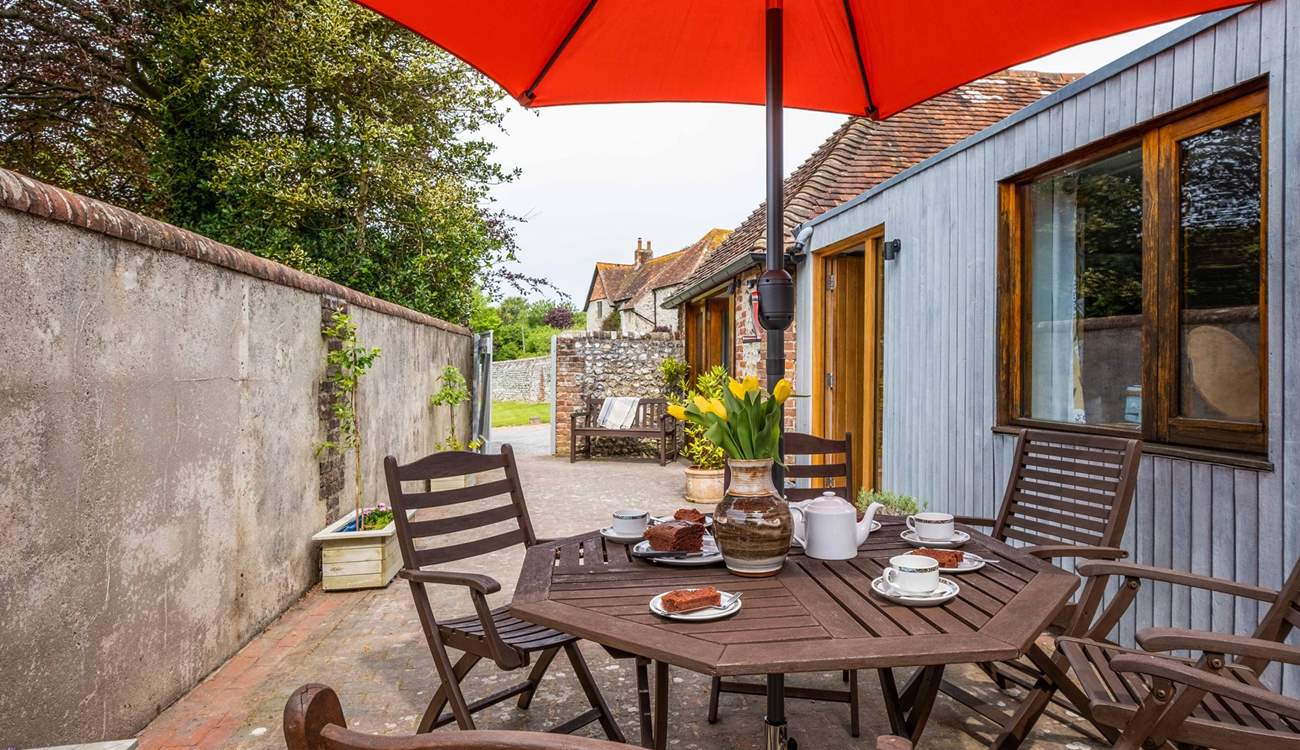 What better place to sit and relax after a busy day exploring the Sussex countryside.