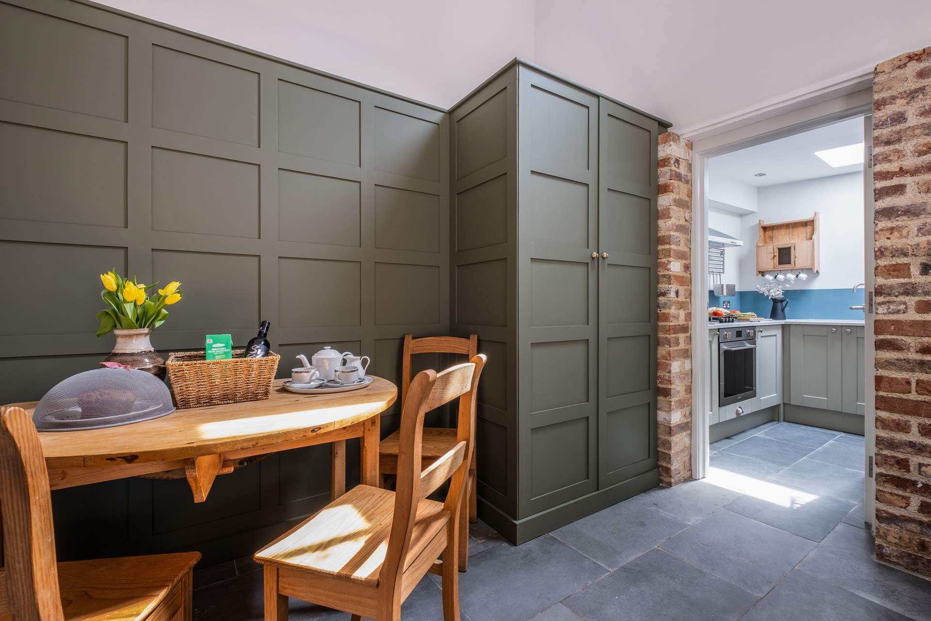 The dining-table where you can enjoy holiday treats and meals together.