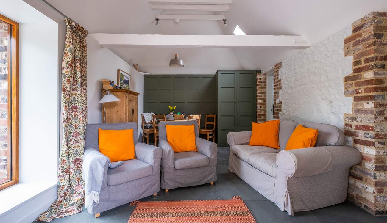 There are many original features including stone walls and beams but with some modern additions including under-floor heating.