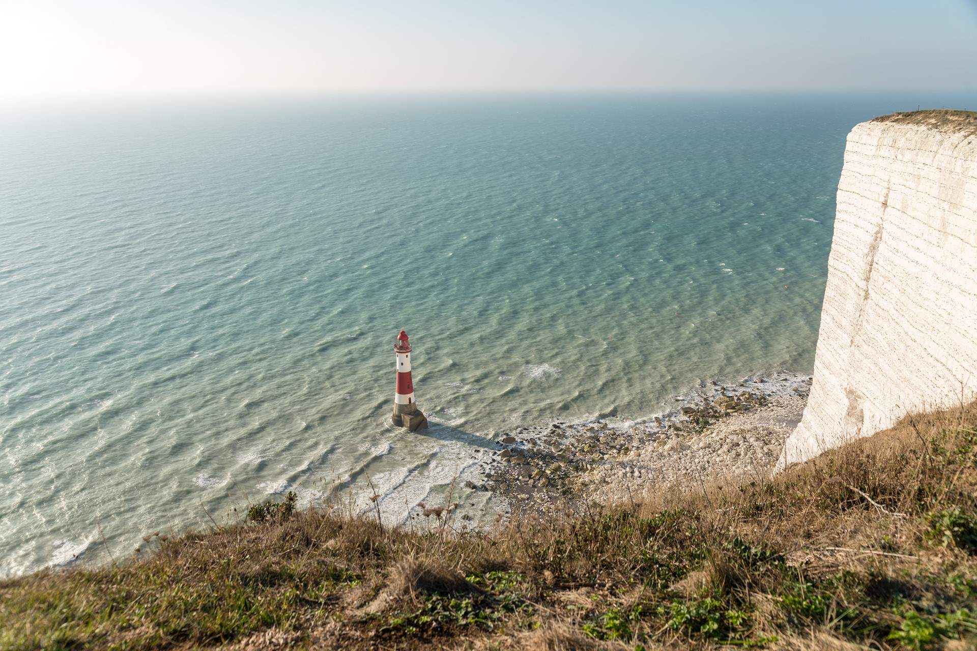 Beachy Head lighthouse.