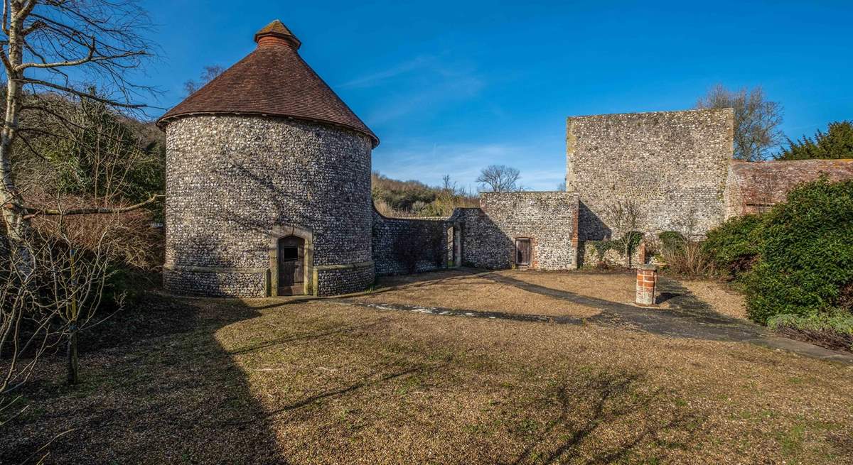 The Dovecote is the best preserved part of the old farm buildings which date from the Medieval era.