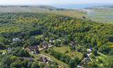 Views of West Dean village and Friston Forest. - Thumbnail Image