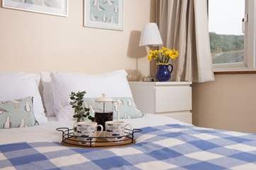 Enjoy a lazy start to your day with breakfast in bed.