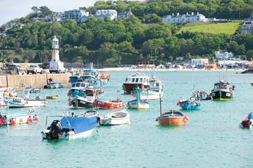 Iconic St Ives, head here for stunning beaches, delightful cobbled streets and a great collection of galleries and shops.
