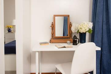 The perfect little spot to read a book or get ready for the day ahead.