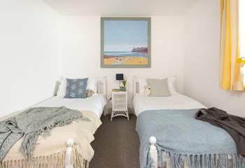 One of the delightful twin bedrooms. 