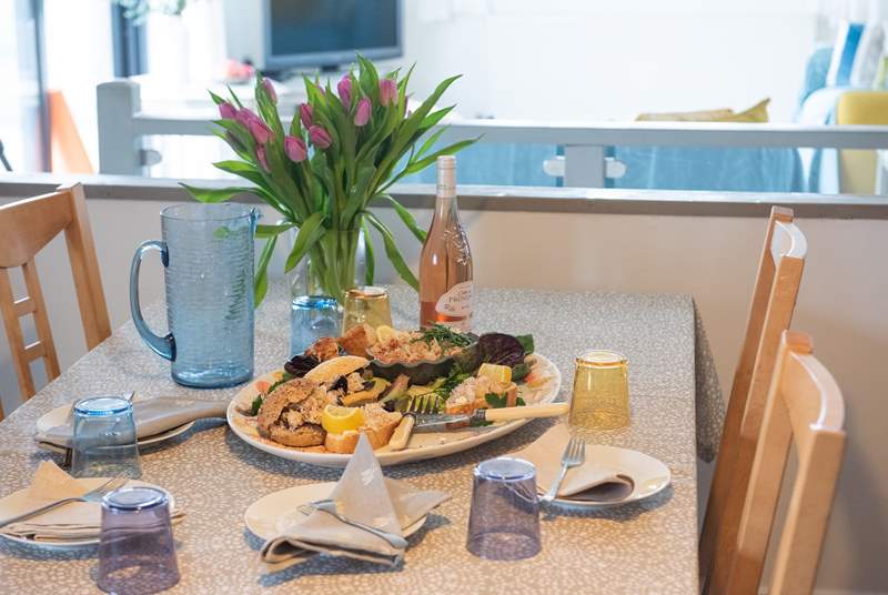 Gather round the table to enjoy the best Cornish seafood.