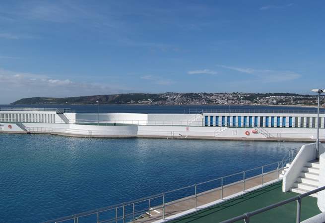 For a spot of salt water swimming in calmer waters head for Jubilee Pool in Penzance.
