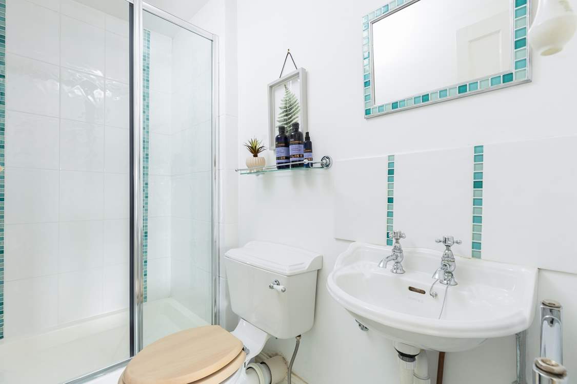 The en suite shower-room to bedroom four.