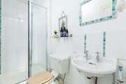 The en suite shower-room to bedroom four.