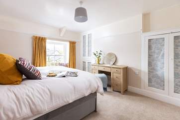 Bedroom two is spacious and light.