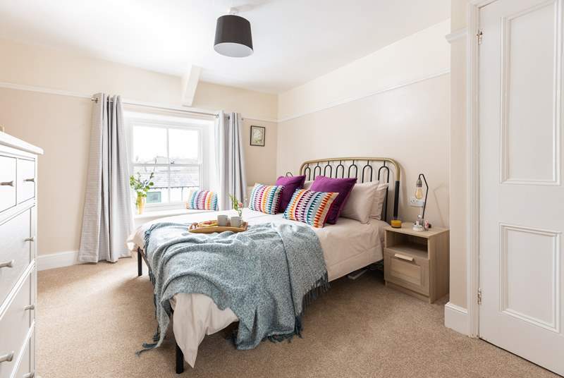 Gorgeous bedroom four has a king-size double bed and an en suite shower-room.