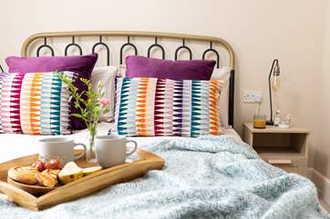 Breakfast in bed? why not, you are on holiday!
