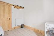 The bike storage room is a great bonus and is accessed via the front of the house.