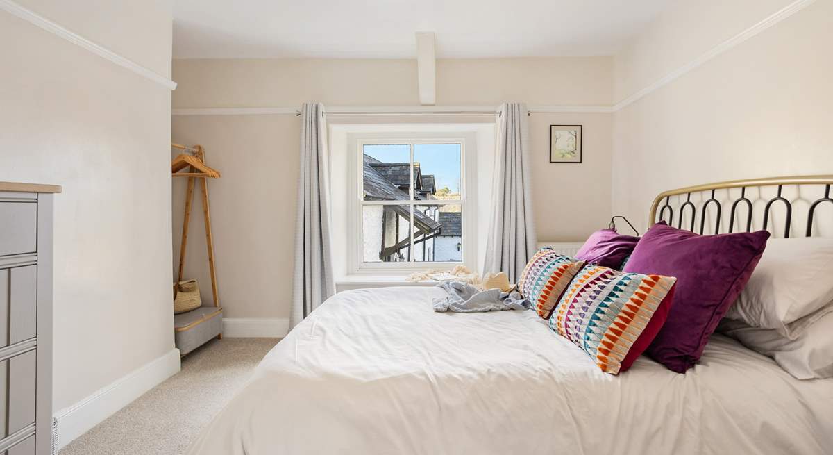 Gorgeous bedroom four has a king-size double bed and an en suite shower-room.