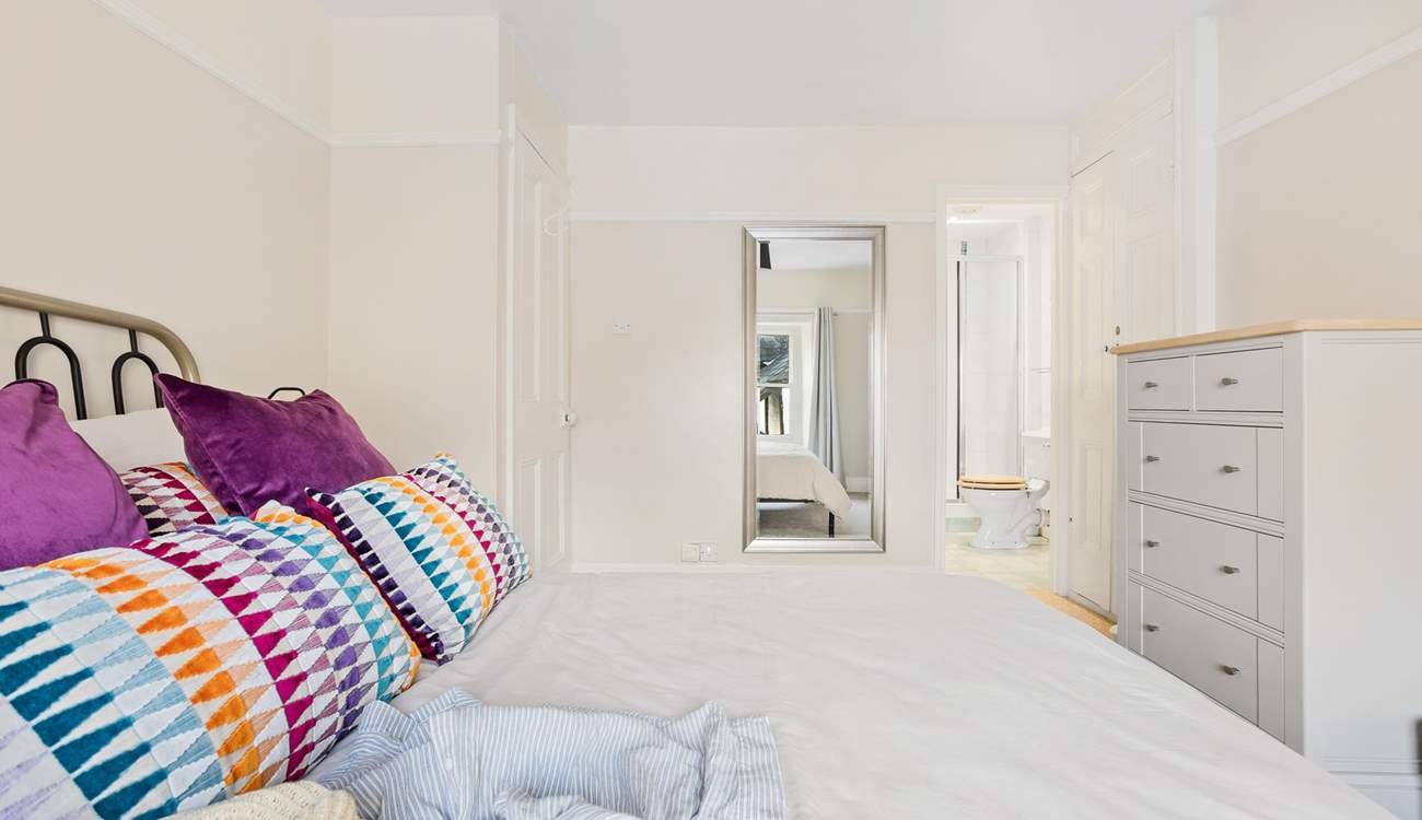 The en suite shower-room is perfectly positioned and a lovely addition. 