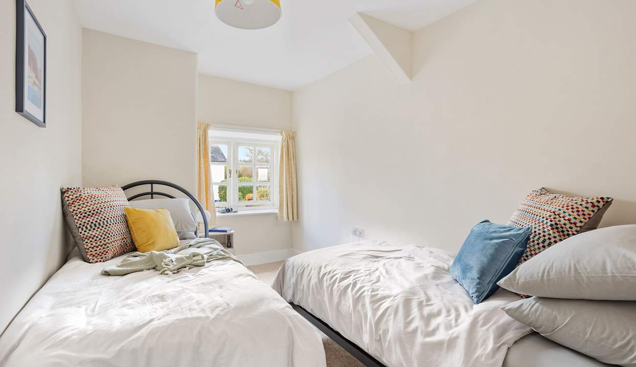 The twin room offers a place to relax and unwind.