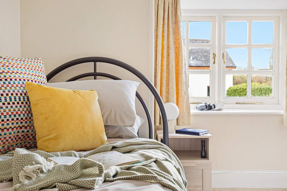 The twin room is ideal for either children or adults.